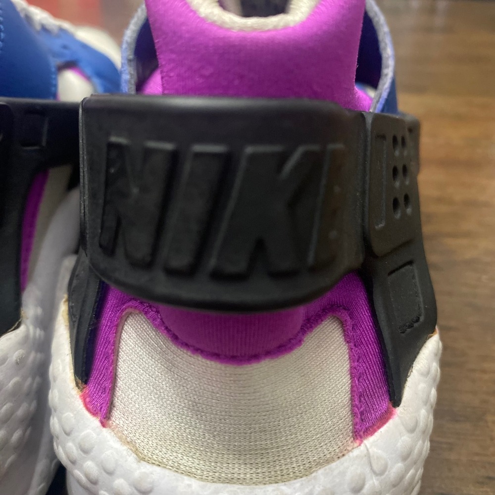 Nike Air Huarache Womens Sneakers Blue Purple White Black Running Shoes - Picture 7 of 11